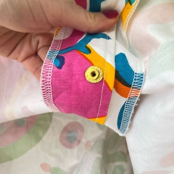 RARE Vintage 80s Michigan Rag Co. Oversized Hooded Jacket, UNISEX - Picture 6 of 12